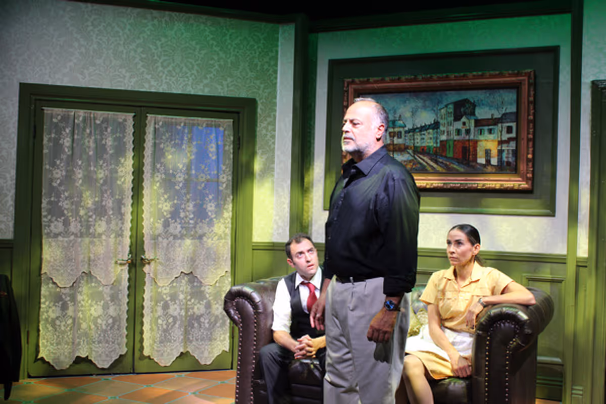 Nick McDow Musleh, George Tovar, and Presciliana Esparolini at Photos: First Look at the Off-Broadway Premiere of OUR MAN IN SANTIAGO