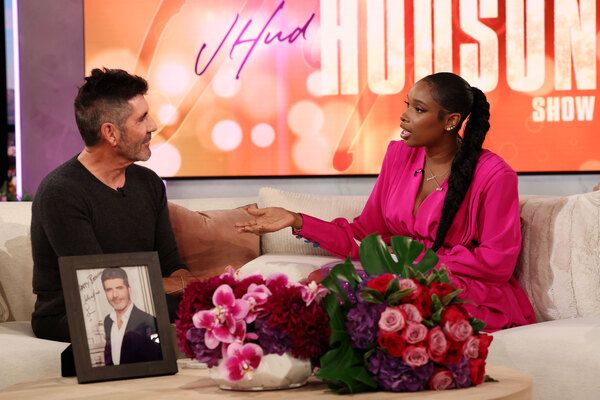 Simon Cowell & Jennifer Hudson Photo