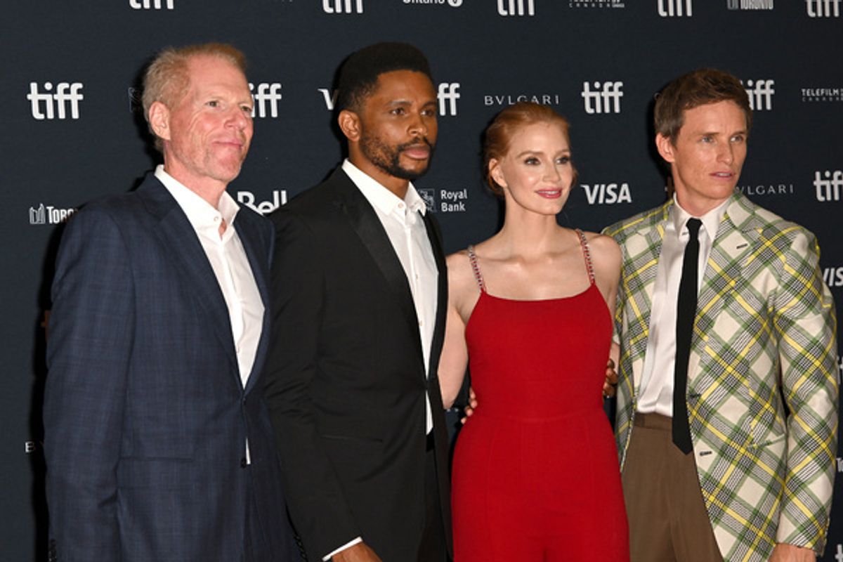 The cast attends Netflix's 'The Good Nurse' world premiere / pre-reception at the Toronto International Film Festival at Princess of Wales Theatre at Photos: Eddie Redmayne, Jessica Chastain & THE GOOD NURSE Cast Attend TIFF Premiere