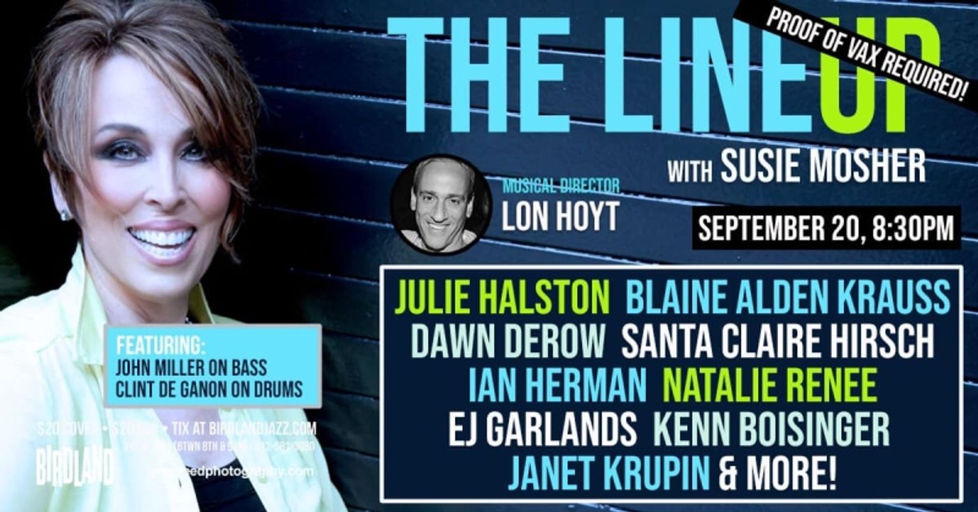 Photos: September 13th THE LINEUP WITH SUSIE MOSHER at Birdland Theater by Matt Baker  Image