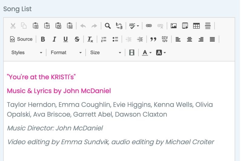 Create Interactive Show Programs for Your Elementary, Middle, High School & College Productions  Image