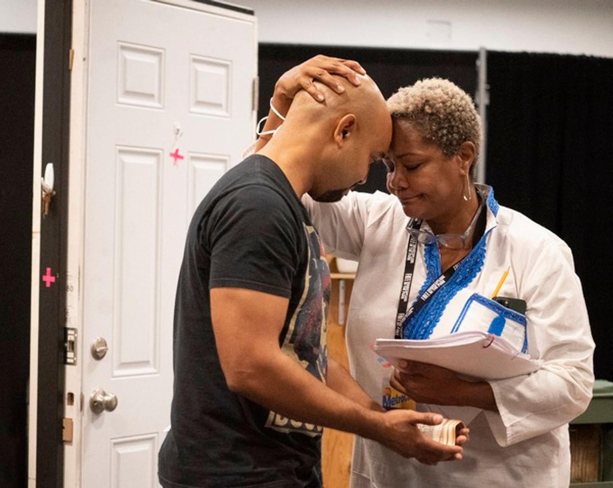 Francois Battiste and Tonya Pinkins  at 