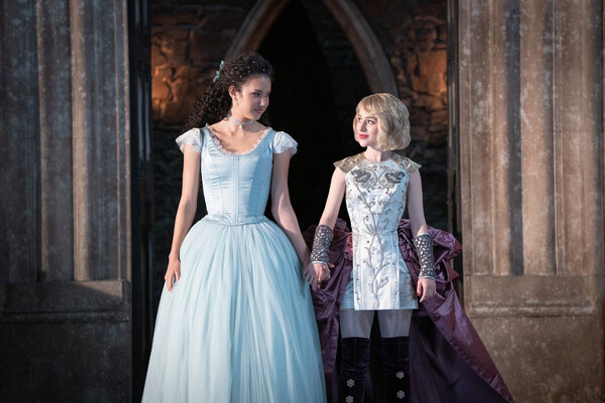 Sofia Wylie and Sophia Ann Caruso at Photos: First Look at Sophia Anne Caruso, Kerry Washington & More in THE SCHOOL FOR GOOD AND EVIL Series