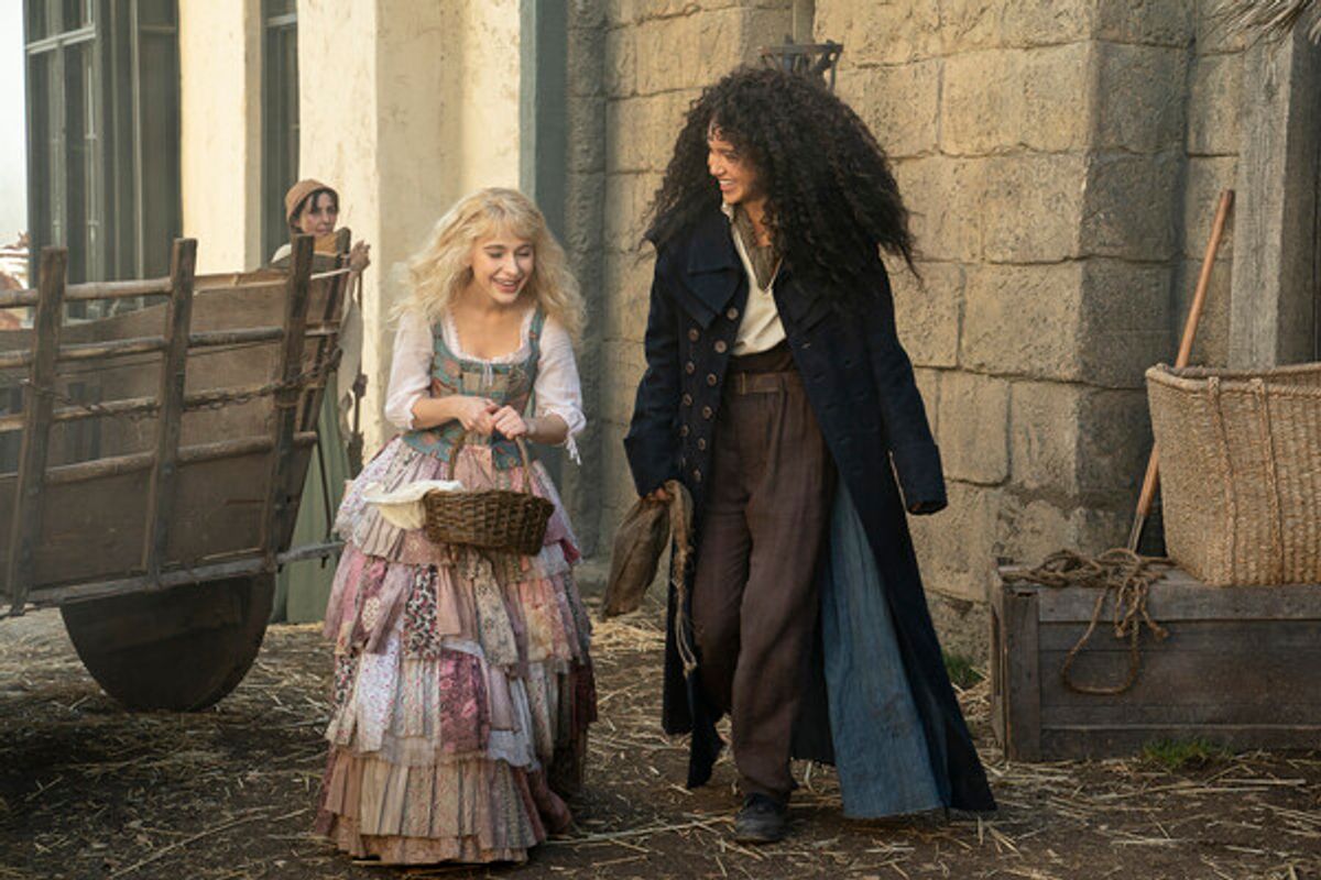 Sophia Ann Caruso and Sofia Wylie at Photos: First Look at Sophia Anne Caruso, Kerry Washington & More in THE SCHOOL FOR GOOD AND EVIL Series