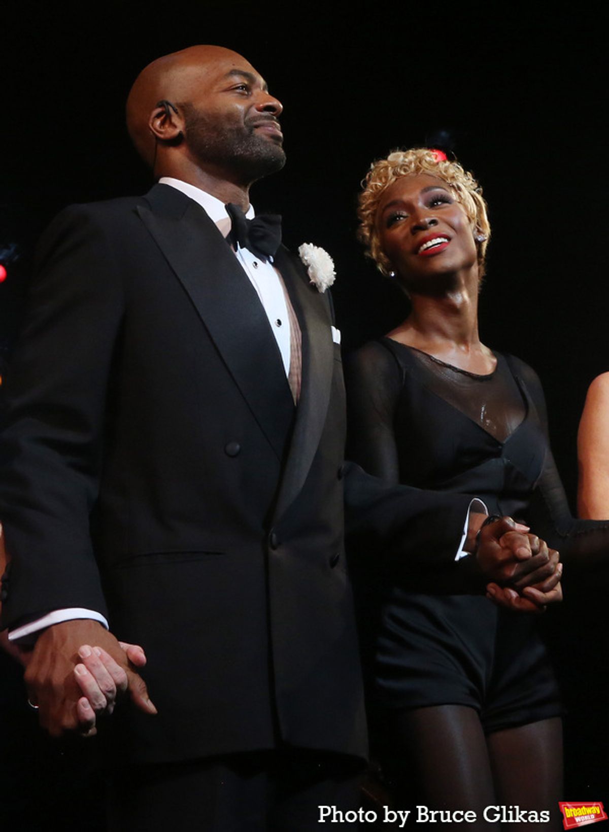 Brandon Victor Dixon as 'Billy Flynn and Angelica Ross as 'Roxie Hart'  at 