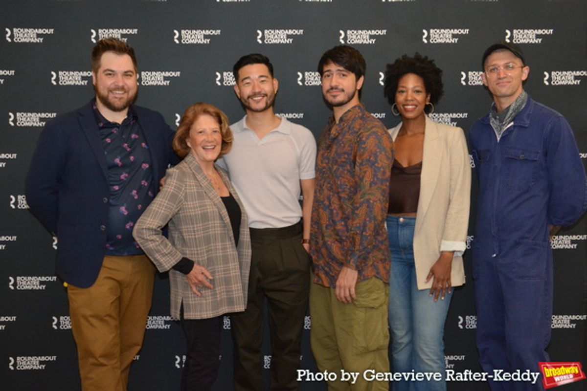 Nate Miller, Linda Lavin, Daniel K. Isaac, Dario Ladani Sanchez, Marinda Anderson and Sam Pinkleton at 