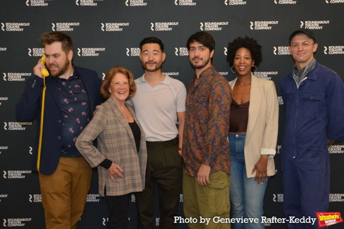 Nate Miller, Linda Lavin, Daniel K. Isaac, Dario Ladani Sanchez, Marinda Anderson and Sam Pinkleton at 