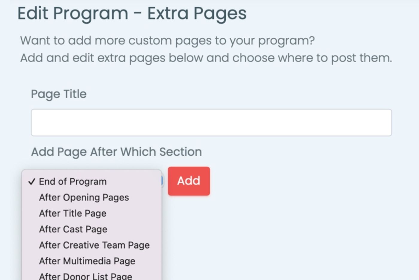 Create Interactive Show Programs for Your Elementary, Middle, High School & College Productions  Image