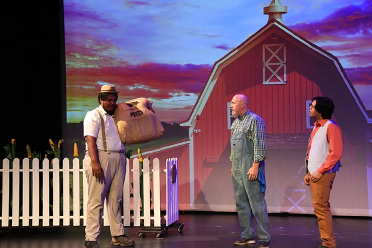 Jourdain Blanco with Christian Wulfsberg and Steven Rios at Photos: First Look at STATE FAIR at Grand Prairie Arts Council