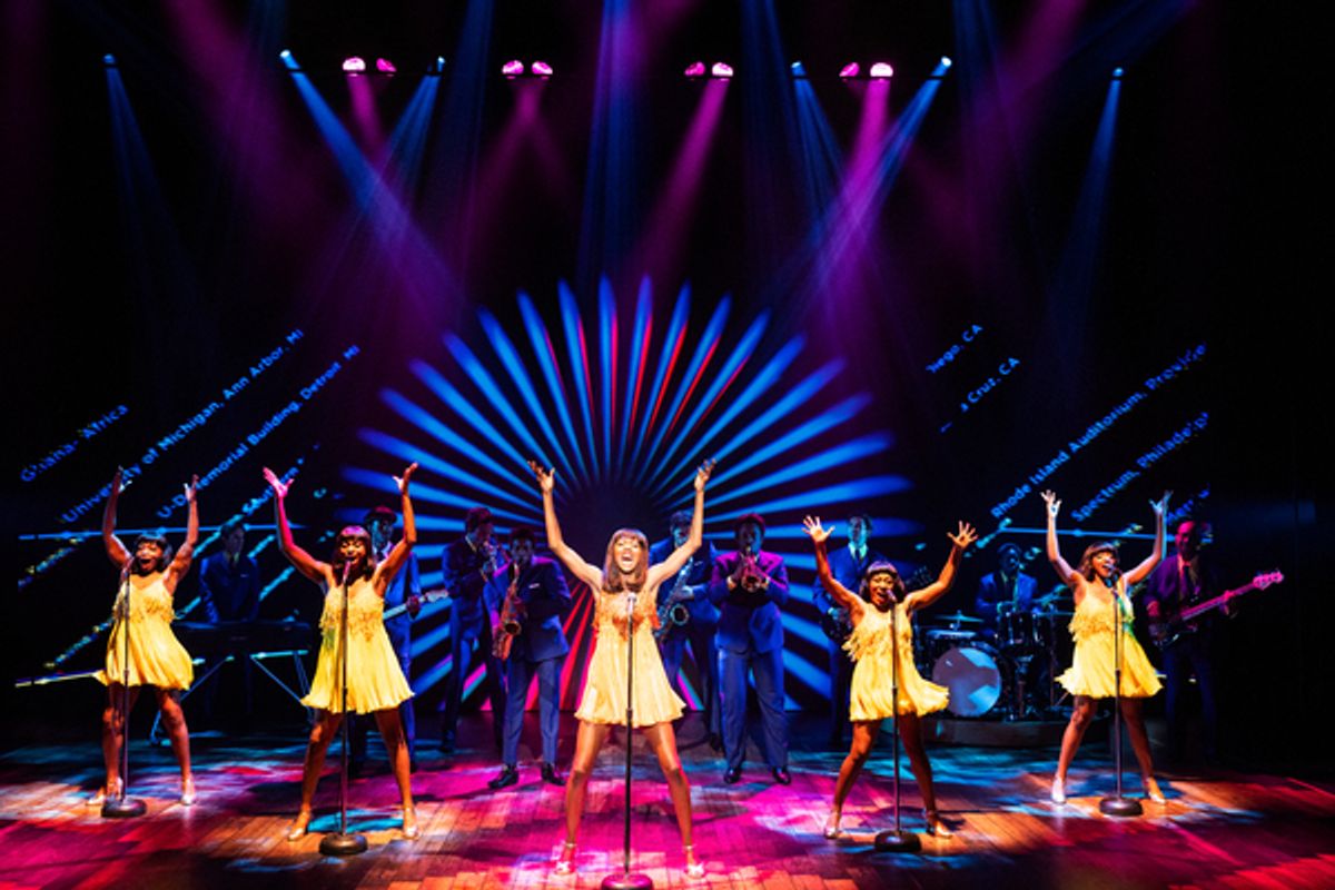 Zurin Villanueva and the Cast of TINA at 
