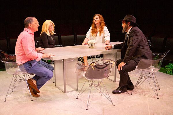 Joshua Malina, Sophie von Haselberg, Rebecca Creskoff, and Greg Hildreth Photo