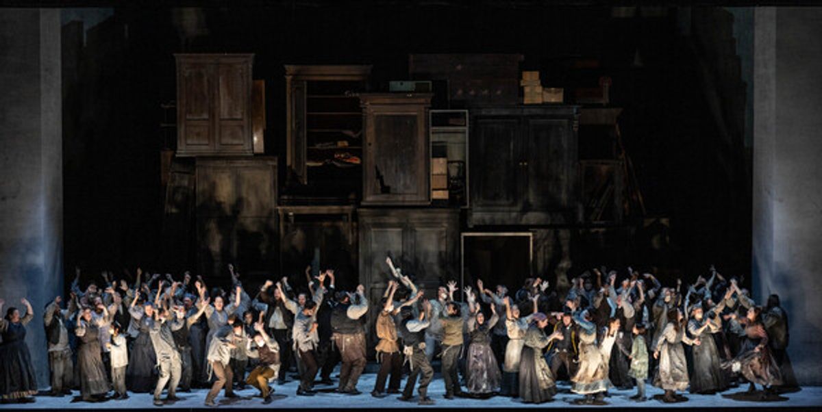 Company of Fiddler on the Roof at Photos: First Look at Lyric Opera of Chicago's FIDDLER ON THE ROOF with Steven Skybell, Debbie Gravitte, and More