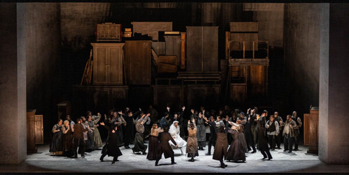Company of Fiddler on the Roof at Photos: First Look at Lyric Opera of Chicago's FIDDLER ON THE ROOF with Steven Skybell, Debbie Gravitte, and More