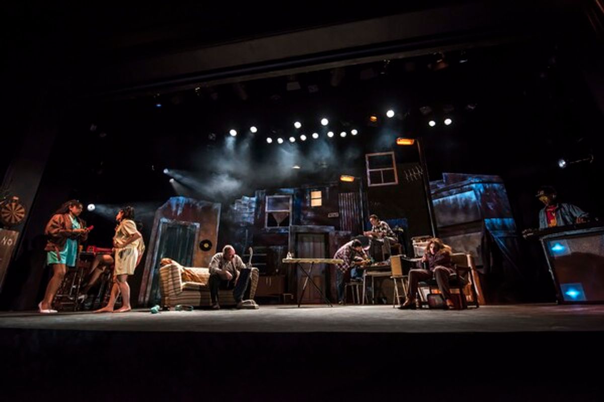 Alyce Liburd, Zoe Iqbal, Will Travis, Shaban Dar, John Askew, Paula Lane, Kofi Dennis at Photos: First Look at ROAD at Oldham Coliseum Theatre