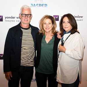 John Slattery, Edie Falco, and Talia Balsom @ BroadwayWorld John Slattery, Edie Falco, and Talia Balsom Photo