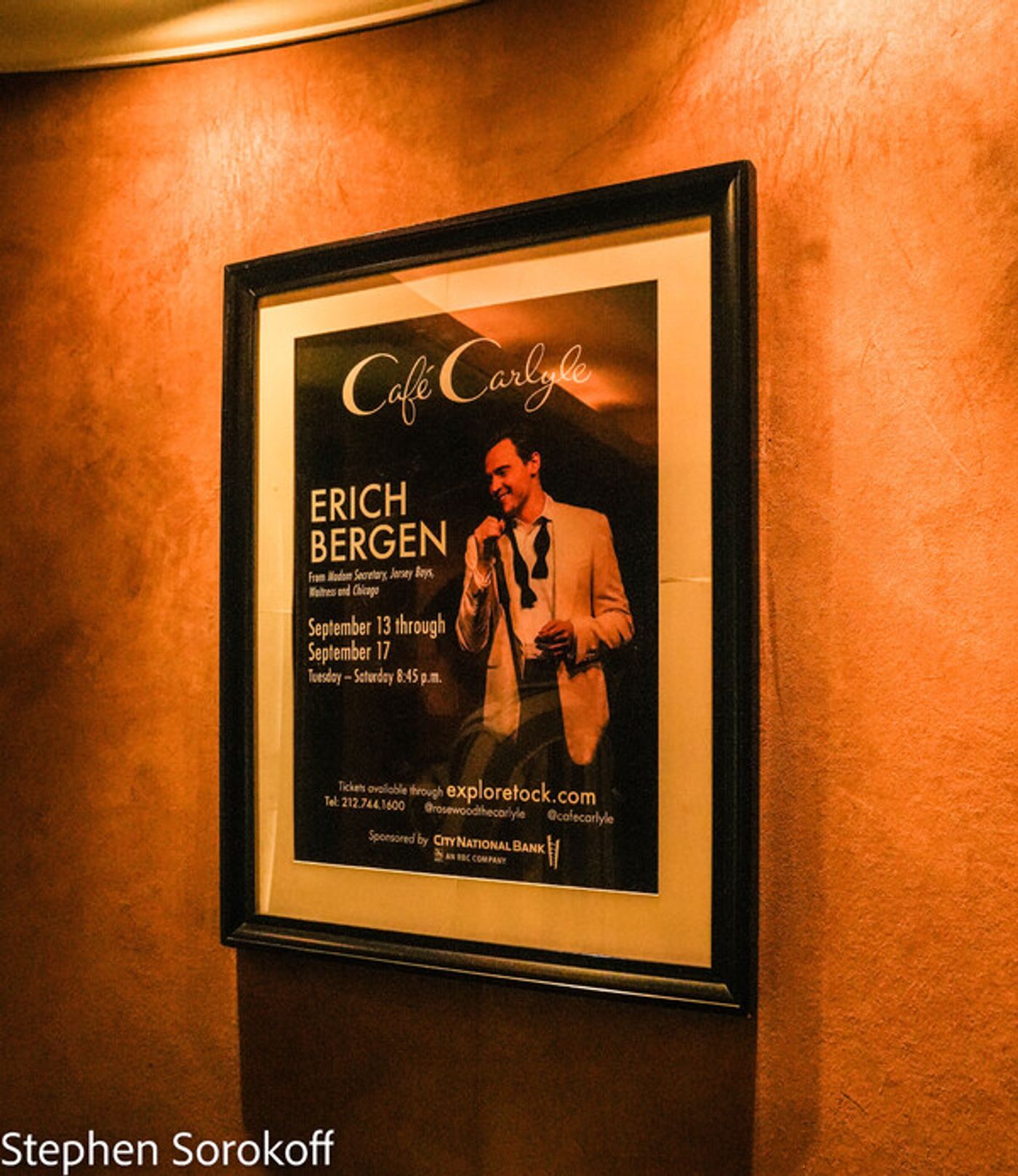 PHOTO COVERAGE: Erich Bergen Opens Cafe Carlyle Season  Image