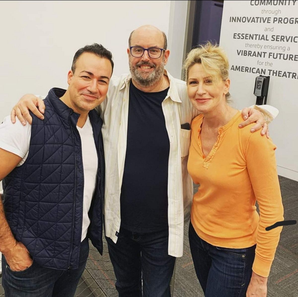 Caesar Samayoa, Christopher Ashley, Luba Mason at 