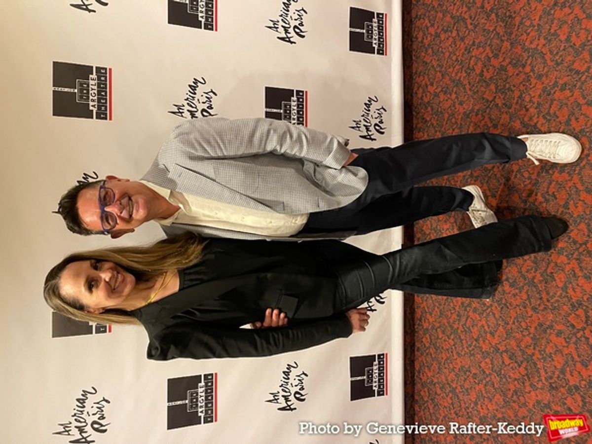 Shannon Lewis (Choreographer and Co-Director) and Evan Pappas (Artistic Director and Director( at 