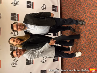 Evan Pappas, Shannon Lewis and Michael Cassara (Casting Director) Photo