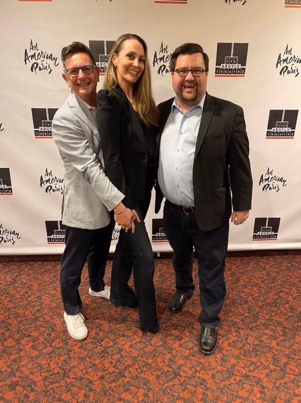 Evan Pappas, Shannon Lewis and Michael Cassara (Casting Director) Photo
