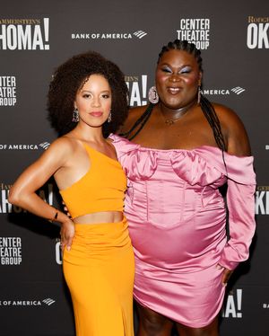 From left, cast members Sasha Hutchings and Sis @ BroadwayWorld From left, cast members Sasha Hutchings and Sis Photo