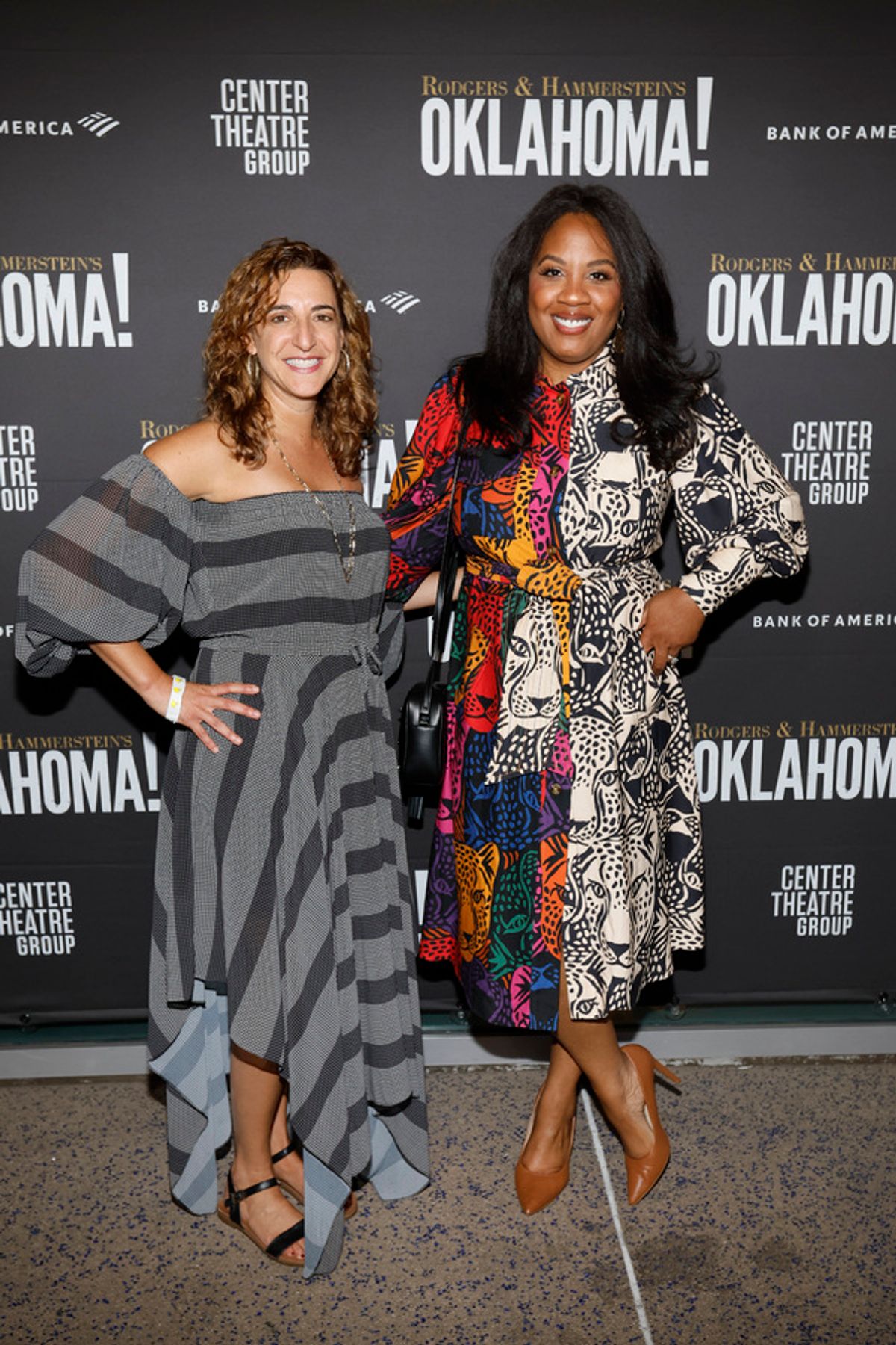 From left, producer Eva Price and actor Christina Anthony  at 