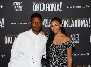 From left, actor Leslie Odom Jr. and wife Nicolette Robinson @ BroadwayWorld From left, actor Leslie Odom Jr. and wife Nicolette Robinson Photo