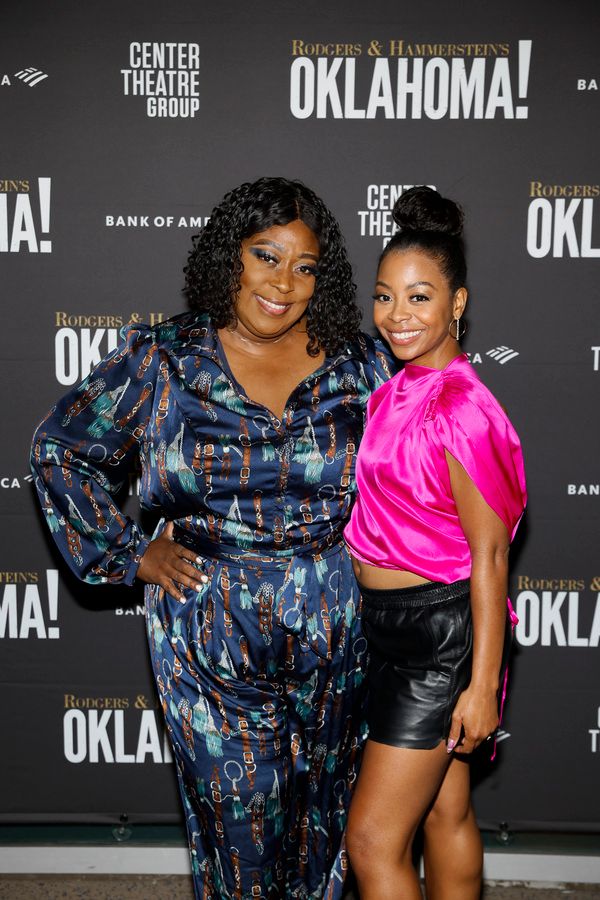 From left, comedian Loni Love and Ruth Livier Photo
