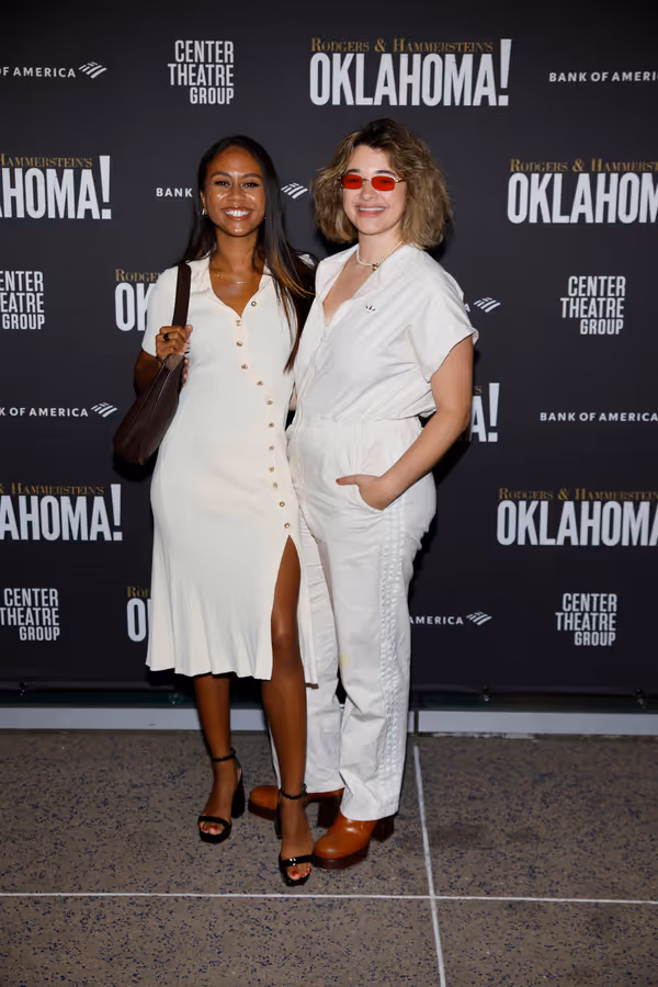 From left, actors Netta Walker and Julia Germeroth  Photo