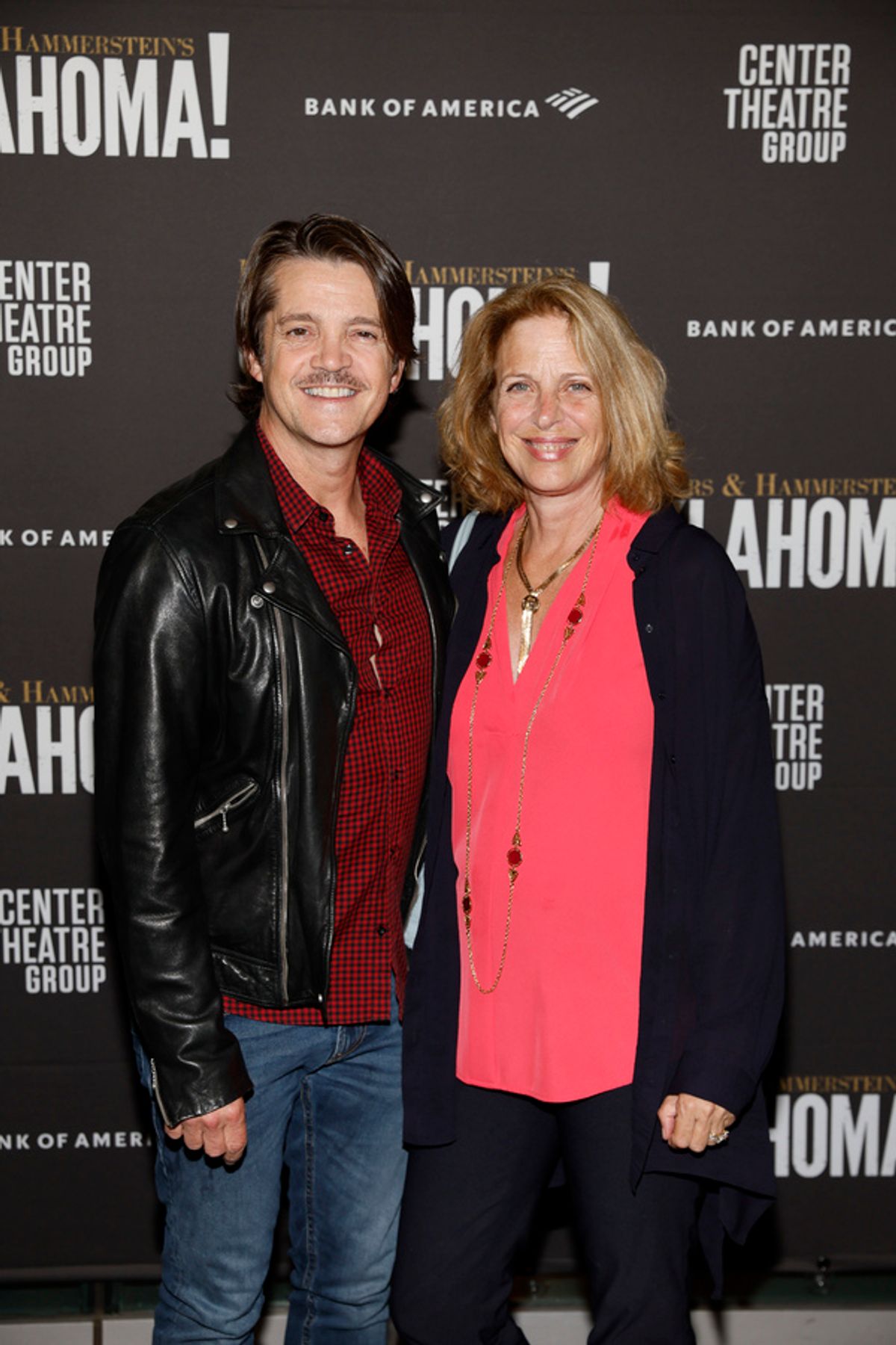 From left, actor Jonathan Del Arco and guest  at 