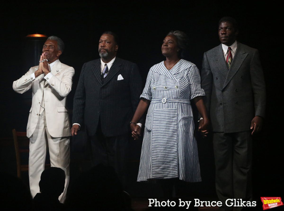 André De Shields, Wendell Pierce, Sharon D. Clarke and McKinley Belcher III  at 