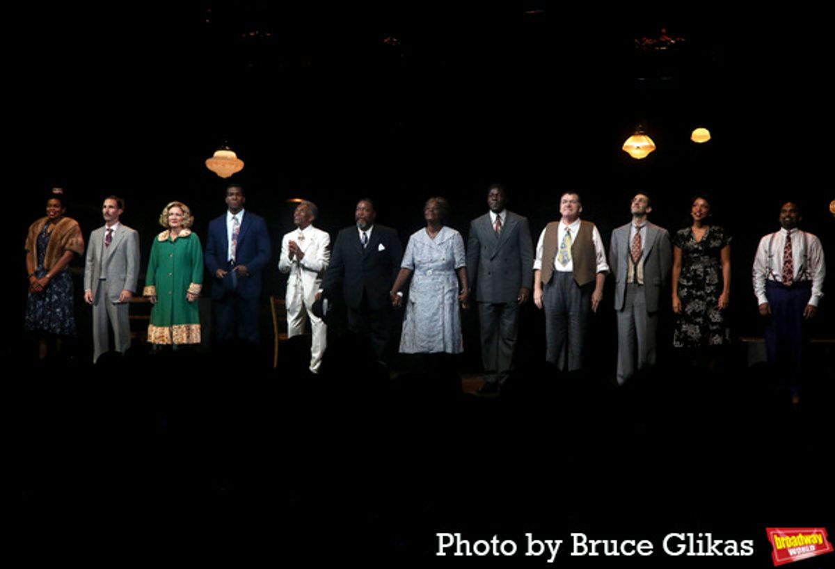 Chelsea Lee Williams, Blake DeLong, Lynn Hawley, Khris Davis, André De Shields, Wendell Pierce, Sharon D. Clarke, McKinley Belcher III, Delaney Williams, Stephen Stocking, Grace Porter and Kevin Ramessar  at 