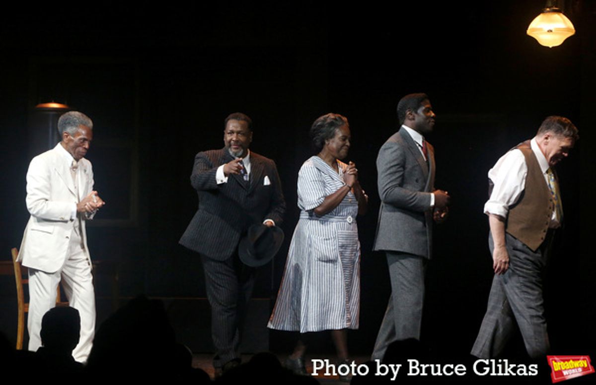 André De Shields, Wendell Pierce, Sharon D Clarke, McKinley Belcher III and Delaney Williams at 
