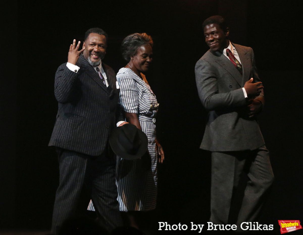 Wendell Pierce, Sharon D Clarke and McKinley Belcher III at 