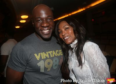 McKinley Belcher III and Angela Bassett Photo