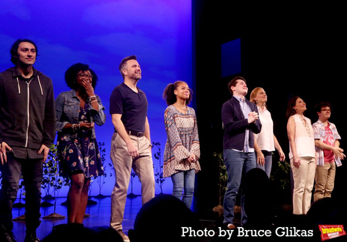 Noah Kieserman, Ciara Alyse Harris, Manoel Felciano, Talia Simone Robinson, Sam Primack, Jessica Phillips, Ann Sanders and Gaten Matarazzo at 