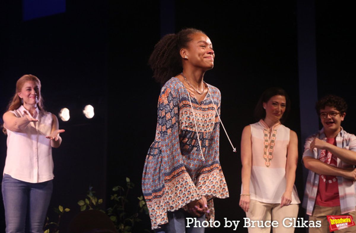 Jessica Phillips, Talia Simone Robinson, Ann Sanders and Gaten Matarazzo at 