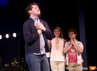 Sam Primack, Ann Sanders and Gaten Matarazzo Photo