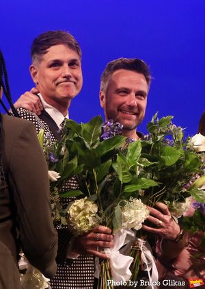 Asa Somers and Manoel Felciano @ BroadwayWorld Asa Somers and Manoel Felciano Photo