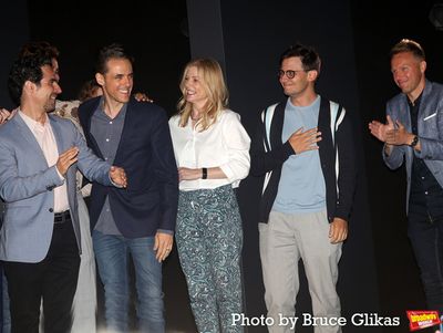 Alex Lacamoire, Steven Levenson, Lisa Brescia, Benj Pasek and Justin Paul Photo