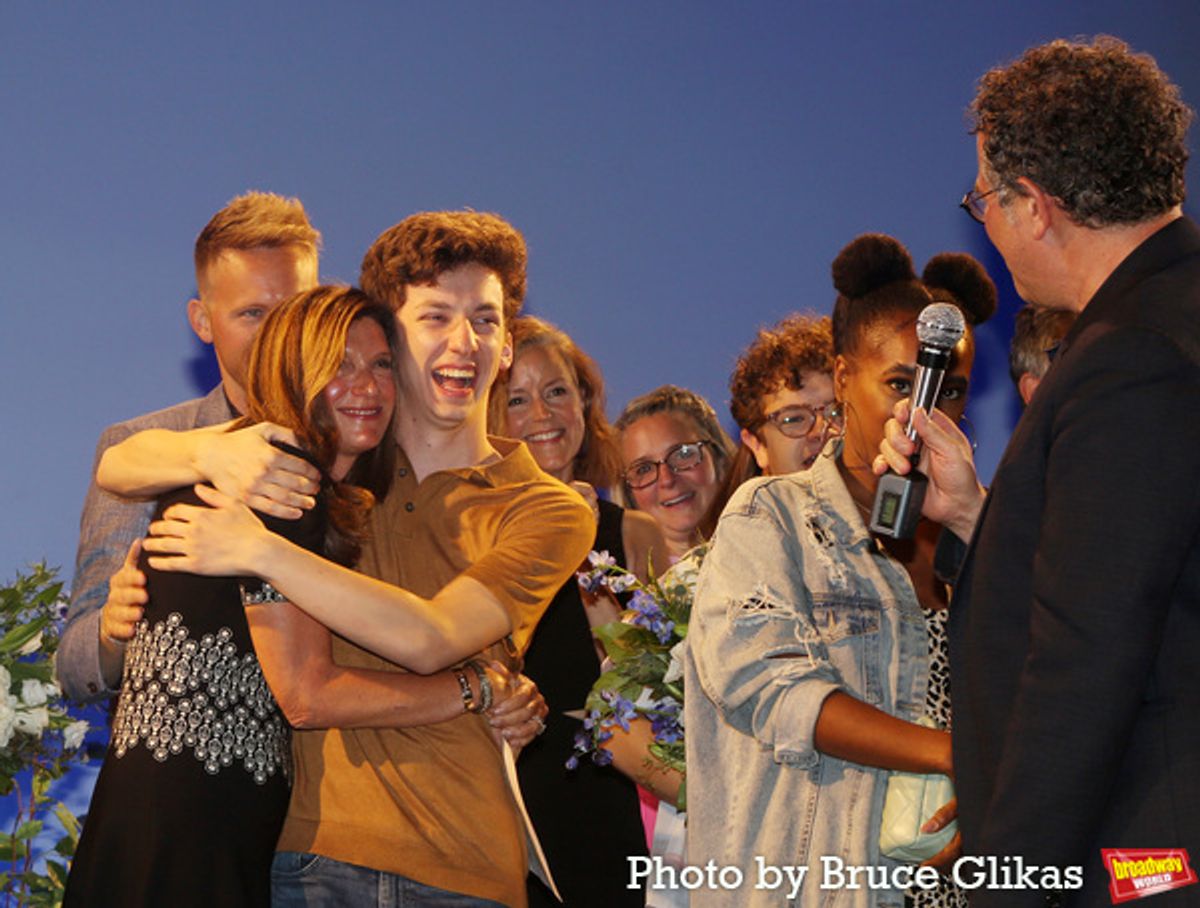 Producer Stacy Mindich, Andrew Barth Feldman and Director Michael Greif  at 