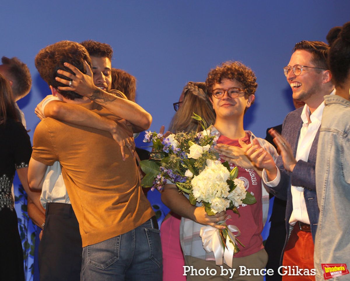 Andrew Barth Feldman, Jordan Fisher, Gaten Matarazzo and Will Roland at 