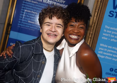 Gaten Matarazzo and Ciara Alyse Harris Photo