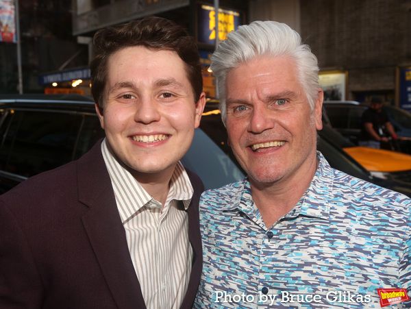 Sam Primack and his Arizona Valley Youth Theater Teacher Bob Cooper  Photo
