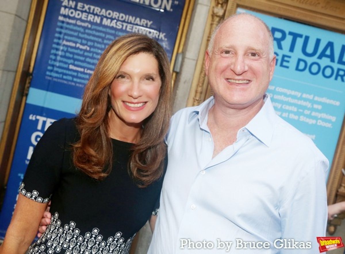 Producer Stacey Mindich and Eric Mindich at 