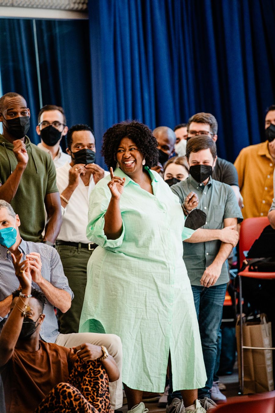 Photos: See Christian Borle, Adrianna Hicks, J. Harrison Ghee & More in Rehearsals for SOME LIKE IT HOT Image