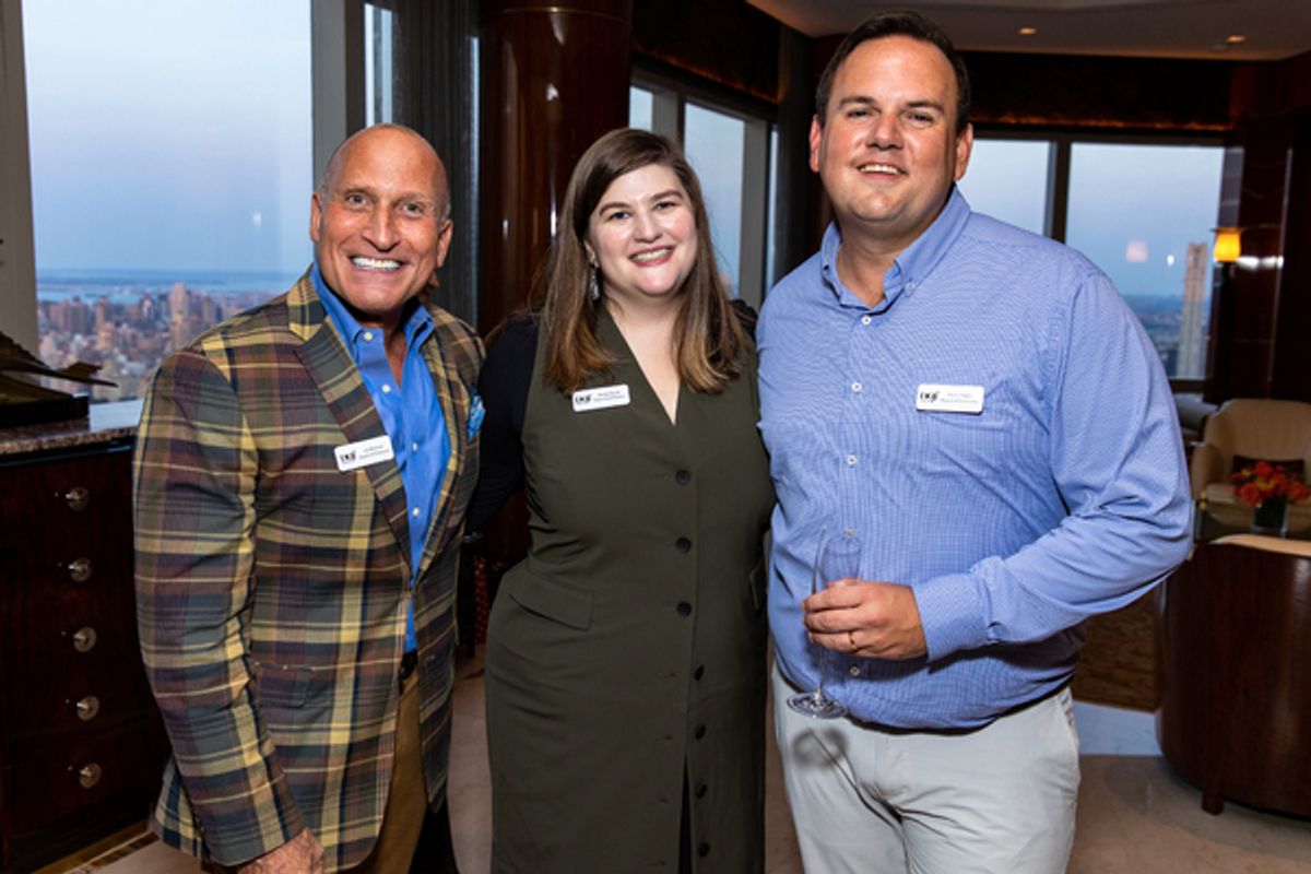 DGF Board Member, Joe Bierman, DGF Executive Director Rachel Routh, DGF Board Member Kevin Hager  at 