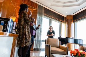 Barbara Whitman, Michael R. Jackson and Latoya Edwards @ BroadwayWorld Barbara Whitman, Michael R. Jackson and Latoya Edwards Photo