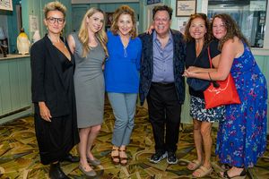 Buffy Cardozo, Maggie O'Rourke, Edie Falco, Joe Brancato, actress Aida Turturro, Dana Photo