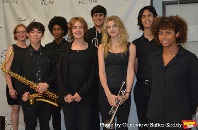 The PopsEd Alumni Ensemble that includes Law Watford (Alto Sax), Wynn Chang (Tenor Sa Photo